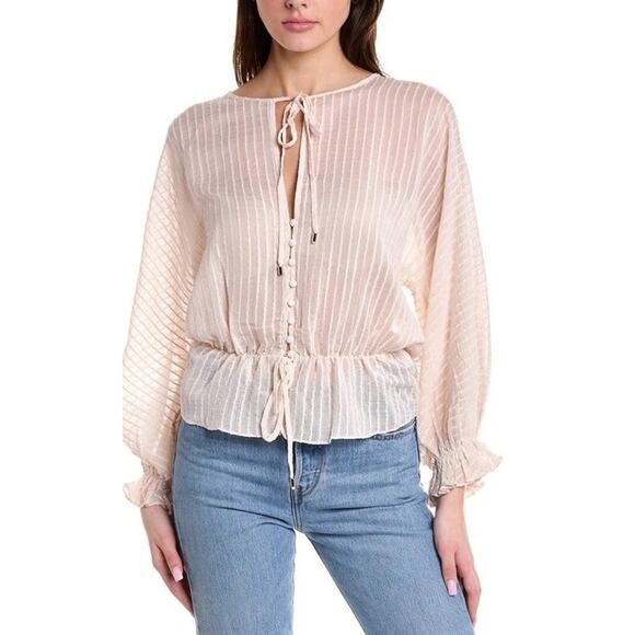 We Are Kindred Tops - We Are Kindred Aurora Blouse Women's gauzy blouse soft girl sz 0 aussie